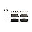 Front and Rear Brake Pad Sets, Ceramic, Pro-Line Series