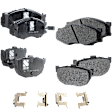 Front and Rear Brake Pad Sets, Ceramic, Pro-Line Series