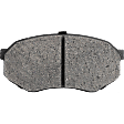 Front and Rear Brake Pad Set, Ceramic - Front; Organic - Rear, Pro-Line Series