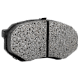 Front and Rear Brake Pad Set, Ceramic - Front; Organic - Rear, Pro-Line Series