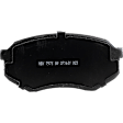 Front and Rear Brake Pad Set, Ceramic - Front; Organic - Rear, Pro-Line Series