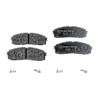 Front and Rear Brake Pad Set, Ceramic - Front; Organic - Rear, Pro-Line Series
