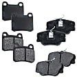 Front and Rear Brake Pad Sets, Organic, Pro-Line Series