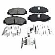 Front and Rear Brake Pad Set, Ceramic, Pro-Line Series