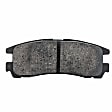 Front and Rear Brake Pad Sets, Semi-Metallic - Front; Ceramic - Rear, Pro-Line Series