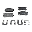 Front and Rear Brake Pad Set, Semi-Metallic, Pro-Line Series