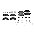 Front and Rear Brake Pad Sets, Ceramic Pad Material, Pro-Line Series