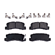Front and Rear Brake Pad Sets, Ceramic Pad Material, Pro-Line Series