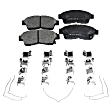 Front and Rear Brake Pad Sets, Ceramic Pad Material, Pro-Line Series