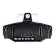 Front and Rear Brake Pad Sets, Semi-Metallic, Pro-Line Series