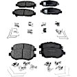 Front and Rear Brake Pad Sets, Ceramic, Pro-Line Series