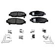 Front and Rear Brake Pad Sets, Ceramic, Pro-Line Series