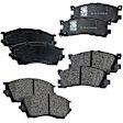 Front and Rear Brake Pad Sets, Ceramic, Pro-Line Series
