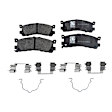 Front and Rear Brake Pad Sets, Ceramic, Pro-Line Series