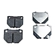 Front and Rear Brake Pad Sets, Organic, Pro-Line Series
