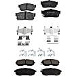 Front and Rear Brake Pad Sets, Ceramic, Pro-Line Series