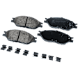 Front and Rear Ceramic Brake Pad Set