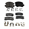 2000 Chevrolet Impala - Front and Rear Ceramic Brake Pad Set, 3.8L 6Cyl, Police, Pro-Line Series