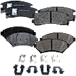 2005 Buick LeSabre - Front and Rear Front-Ceramic/Rear-Semi-Metallic Brake Pad Set, 3.8L 6Cyl, 15in. Wheels, Pro-Line Series