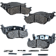 1997-2006 Ford F-250 - Front and Rear Brake Pad Sets, Semi-Metallic, Pro-Line Series