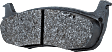 1997-2006 Ford F-250 - Front and Rear Brake Pad Sets, Semi-Metallic, Pro-Line Series