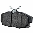 2016 Volkswagen Jetta - Front and Rear Organic Brake Pad Set, No Pad Sensor, 280mm Front Disc, 272mm Rear Disc, Pro-Line Series