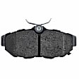 2016 Volkswagen Jetta - Front and Rear Organic Brake Pad Set, No Pad Sensor, 280mm Front Disc, 272mm Rear Disc, Pro-Line Series