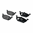 2016 Volkswagen Jetta - Front and Rear Organic Brake Pad Set, No Pad Sensor, 280mm Front Disc, 272mm Rear Disc, Pro-Line Series