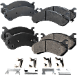 2006 GMC Sierra 1500 HD - Front and Rear Ceramic Brake Pad Set, 6.0L 8Cyl, Pro-Line Series