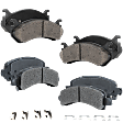 Front and Rear Brake Pad Set, Ceramic - Front, Semi-Metallic - Rear, Pro-Line Series