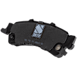 2001 GMC Sierra 1500 - Front and Rear Ceramic Brake Pad Set, Pro-Line Series