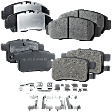 Front and Rear Brake Pad Sets, Pro-Line Series, Ceramic Pad Material