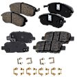 2012 Nissan Altima - Front and Rear Ceramic Brake Pad Set, engdesig: VQ35DE, Naturally Aspirated, GAS, Nissan Engine, Pro-Line Series