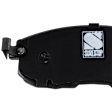 2012 Nissan Altima - Front and Rear Ceramic Brake Pad Set, engdesig: VQ35DE, Naturally Aspirated, GAS, Nissan Engine, Pro-Line Series