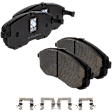 Front and Rear Brake Pad Set, Ceramic, 4-Wheel Set, Pro-Line Series