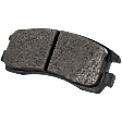 Front and Rear Brake Pad Sets, Ceramic - Front, Semi-Metallic - Rear, 1st Design, To Chassis/VIN 129027, Pro-Line Series
