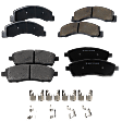Front and Rear Brake Pad Sets, Semi-Metallic, Pro-Line Series
