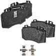 2005 Mercedes Benz E500 - Front and Rear Organic Brake Pad Set, 5.0L 8Cyl