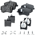 2009 Mercedes Benz CLK350 - Front and Rear Organic Brake Pad Set, 3.5L 6Cyl, Exclude Sport Package, Pro-Line Series