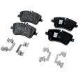 2009 Mercedes Benz CLK350 - Front and Rear Organic Brake Pad Set, 3.5L 6Cyl, Exclude Sport Package, Pro-Line Series