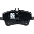 2009 Mercedes Benz CLK350 - Front and Rear Organic Brake Pad Set, 3.5L 6Cyl, Exclude Sport Package, Pro-Line Series