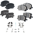 2006 Toyota Highlander - Front and Rear Ceramic Brake Pad Set, Pro-Line Series