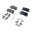 2006 Toyota Highlander - Front and Rear Ceramic Brake Pad Set, Pro-Line Series