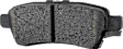 Front and Rear Brake Pad Sets, Pro-Line Series, Ceramic Pad Material