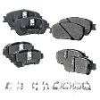 Front and Rear Brake Pad Sets, Ceramic, Pro-Line Series