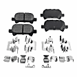 Front and Rear Brake Pad Set, Ceramic, Pro-Line Series