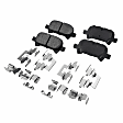 Front and Rear Brake Pad Set, Ceramic, Pro-Line Series