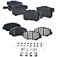 Front and Rear Brake Pad Sets, Ceramic, Pro-Line Series