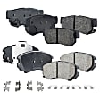 Front and Rear Brake Pad Sets, Pro-Line Series, Ceramic Pad Material