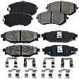 2009 Subaru Forester - Front and Rear Ceramic Brake Pad Set, 2.5L 4Cyl, Pro-Line Series